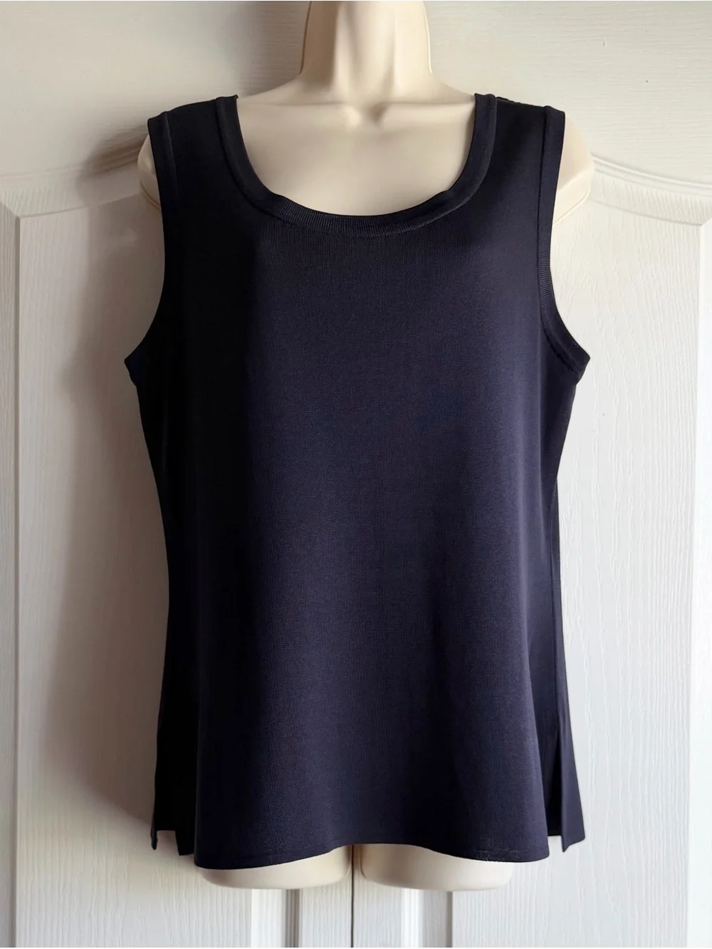 MISOOK Double Scoop Neck Knit Tank - Picture 2 of 6